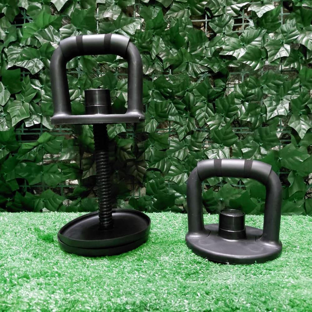 Kit Pesas Mancuernas 20 Kg Hierro Ab Roller + Rusa Ajustable img #4
