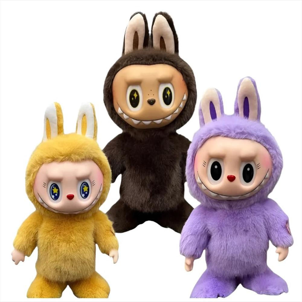Peluche Muñeco Labubu Monsters Canta Y Camina Lila img #4