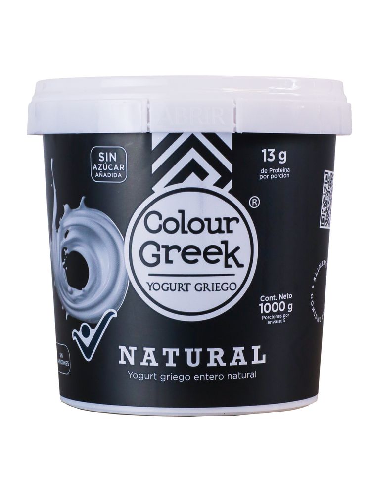 Yogurt griego COLOUR GREEK entero con dulce (945  ml) img #1