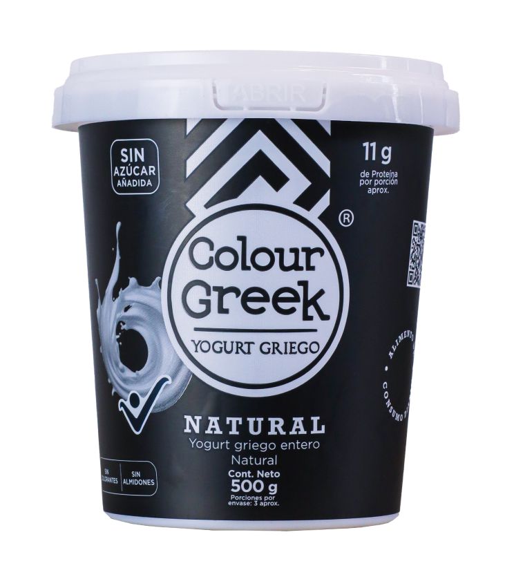Yogurt griego COLOUR GREEK natural (482  ml) img #1
