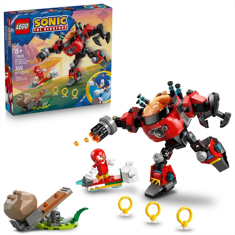 Lego Sonic Knuckles Vs. Dr. Eggman Egg Crusher Mech 77005 350 img #2