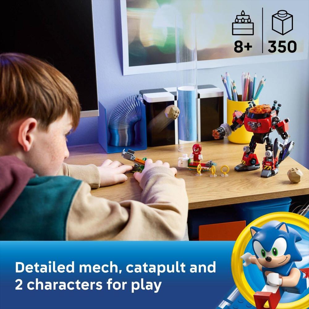 Lego Sonic Knuckles Vs. Dr. Eggman Egg Crusher Mech 77005 350 img #3