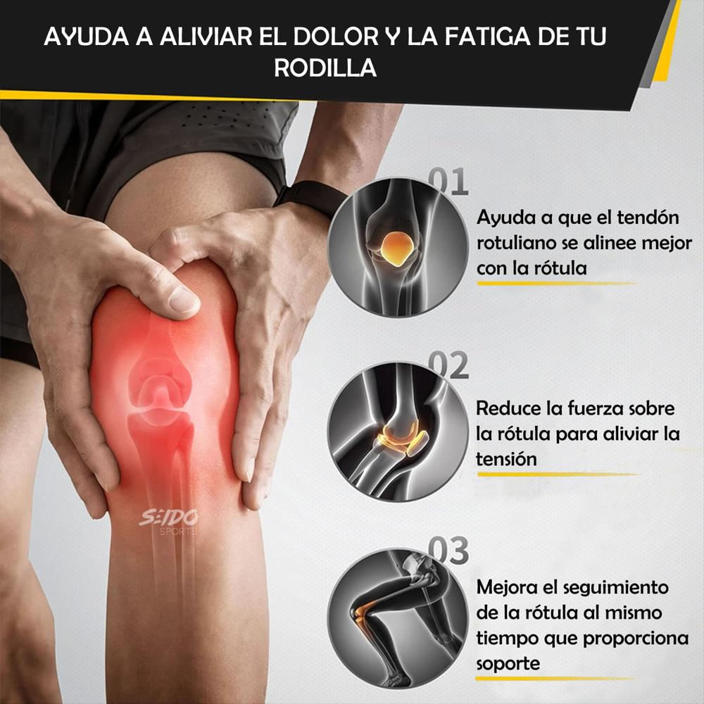 Rodillera Deportiva Strap Neopreno Ajustable Rotula Menisco img #5