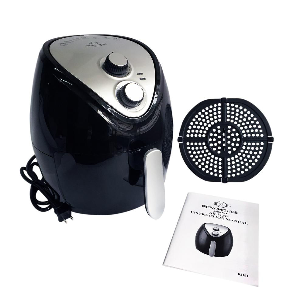 Freidora de Aire Sin Aceite 3,5 Litros Negra img #4