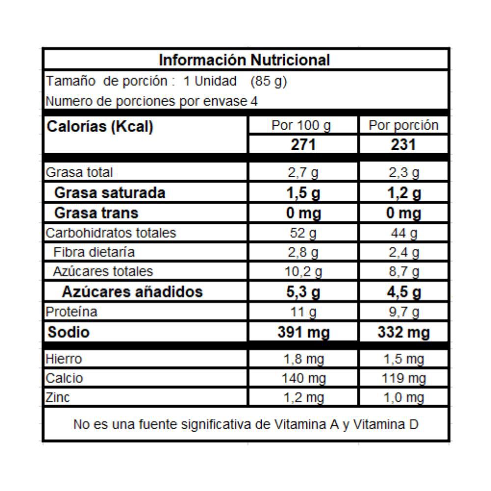 Pan PERMAN Hamburguesa Tipo Brioche (350  gr) img #2