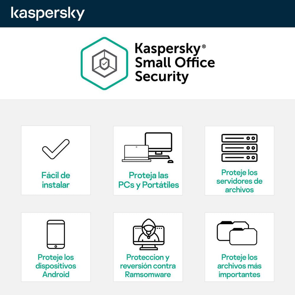 Antivirus Small Office 1 año 20 Dispositivos KASPERSKY Security KL4541DDNFS img #3