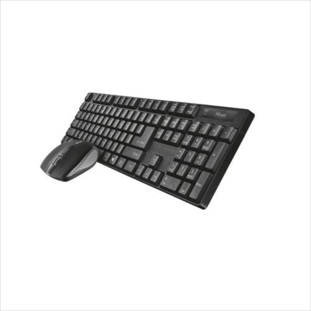 Combo 4 En 1 Home Office Trust Teclado+Mouse Inlambrico +Audifono+Camara Web Hd img #2
