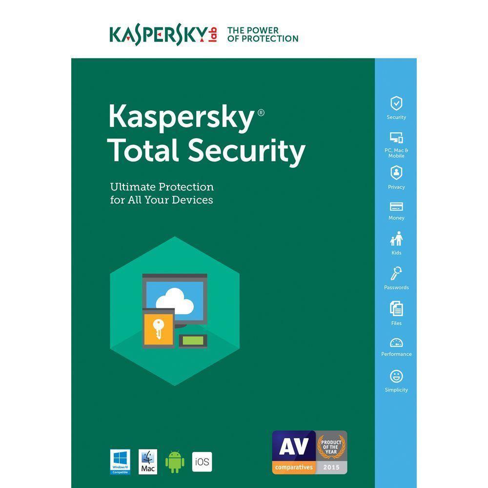 Kaspersky Total Security 3 Pc 1 Año img #1