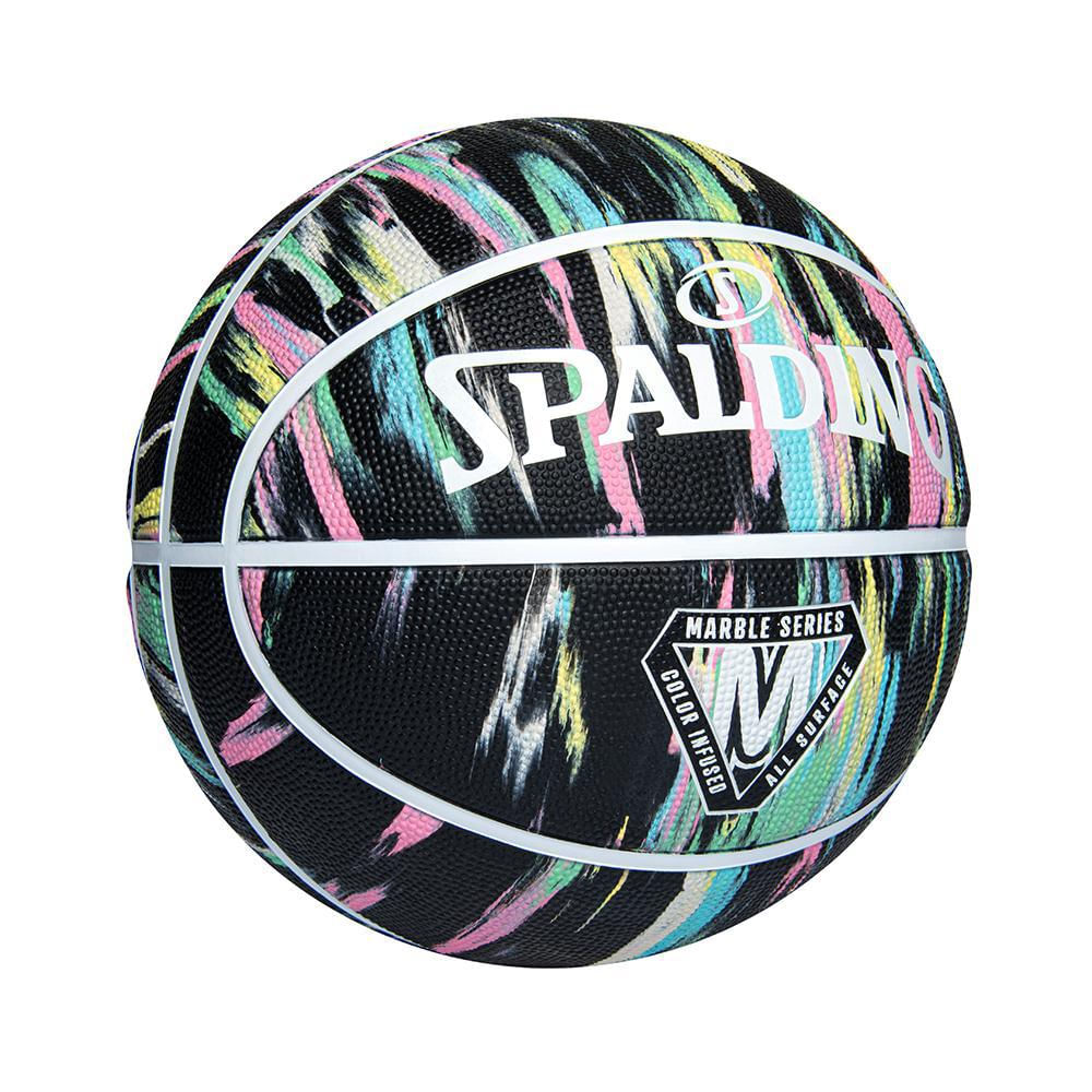 Balon Spalding De Basketball Marble Series #6 Negro img #2