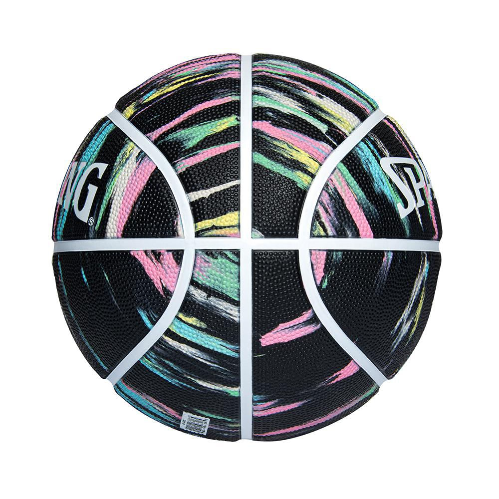 Balon Spalding De Basketball Marble Series #6 Negro img #3