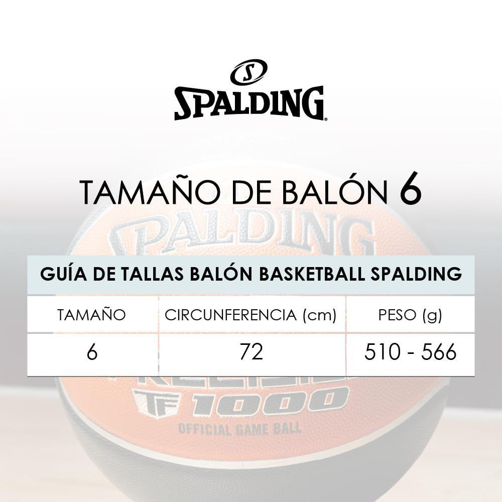 Balon Spalding De Basketball Marble Series #6 Negro img #4