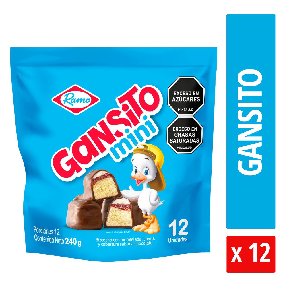 Gansito Mini GANSITO x12und (240  gr) img #1
