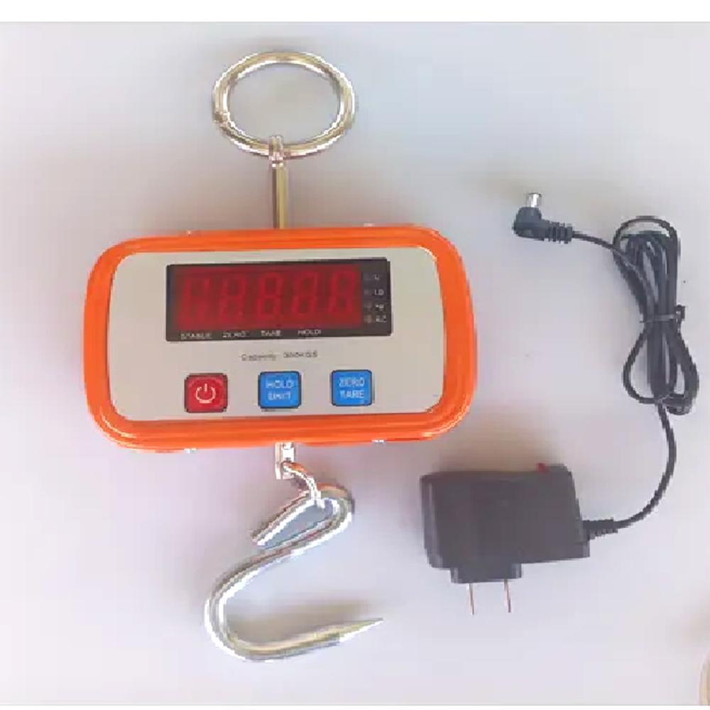 Bascula Digital Colgante 300 Kg Naranja img #3