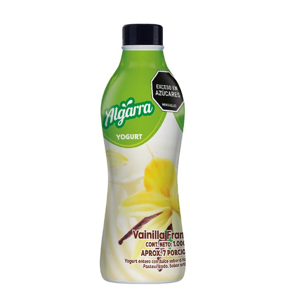 Yogurt ALGARRA botella sabor vainilla (1000  ml) img #1