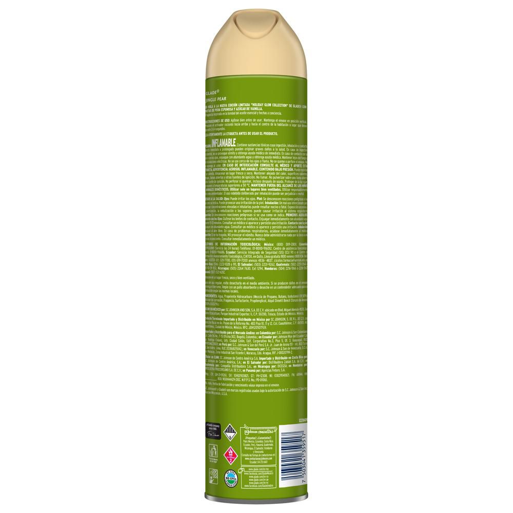 Ambientador en aerosol  GLADE jingle pear edición limitada (400  ml) img #2
