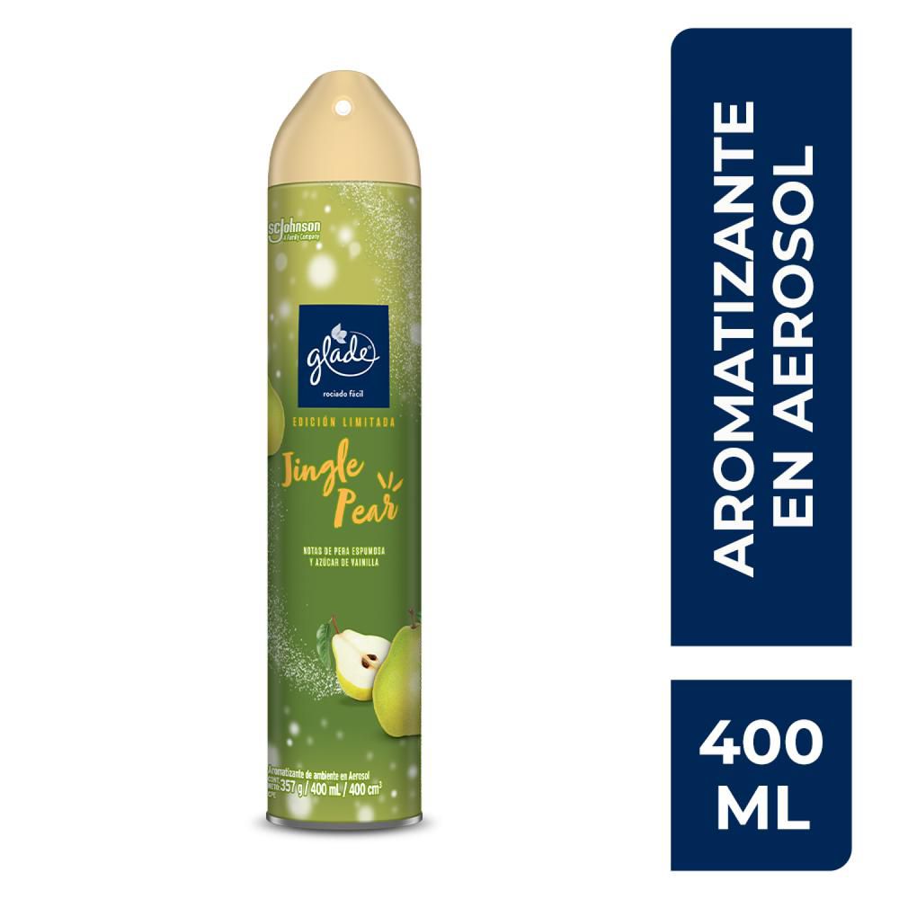 Ambientador en aerosol  GLADE jingle pear edición limitada (400  ml) img #3