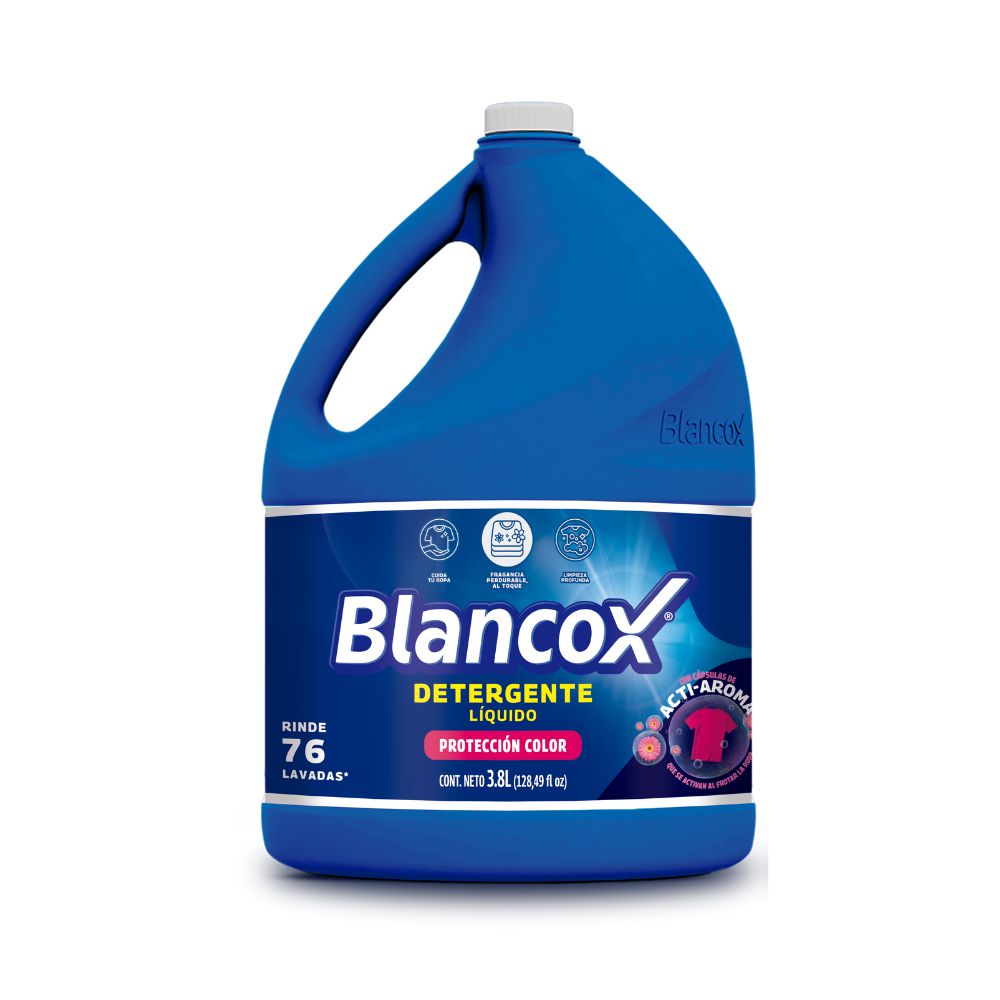 Detergente líquido BLANCOX protección color limpieza profunda (3800  ml) img #1