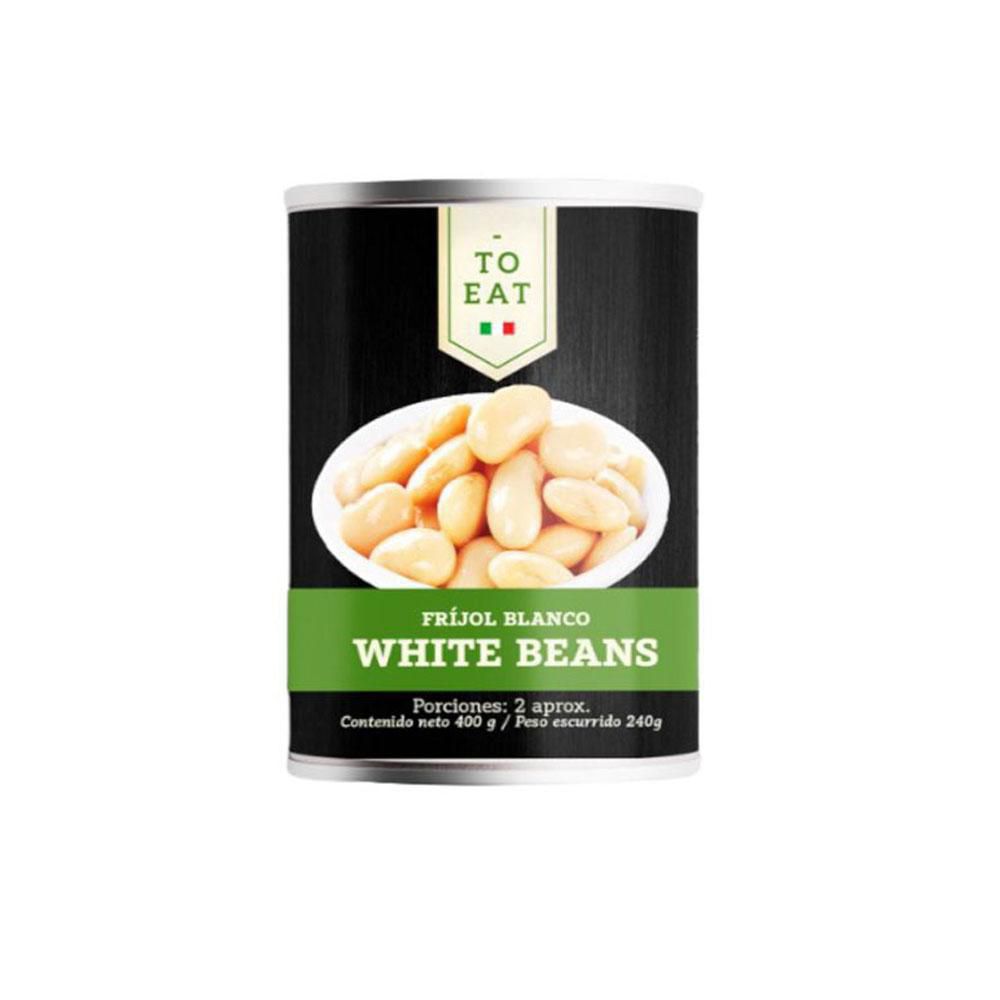 Frijol Blanco Enlatado TO EAT MARCA EXCLUSIVA  (400  gr) img #1
