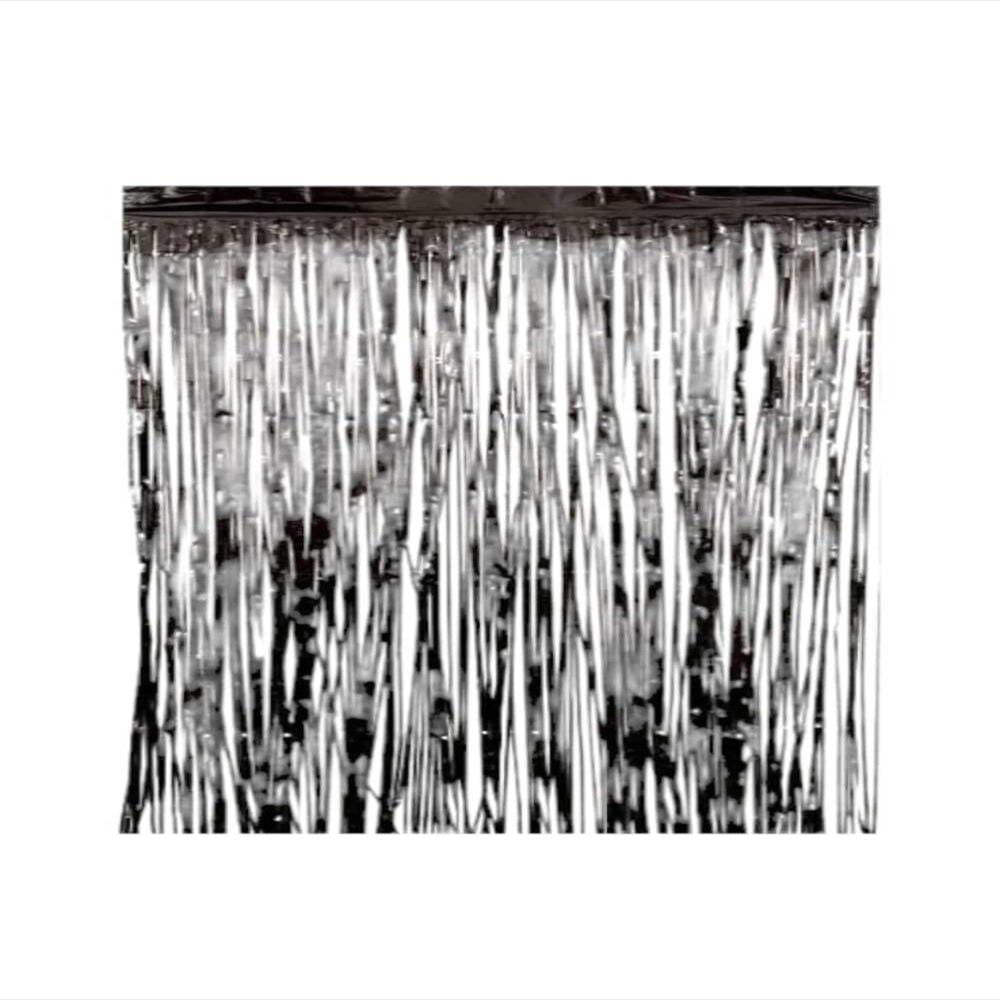 Cortina Negra De Flecos Para Decoraciones Sobrias Y Chic img #5