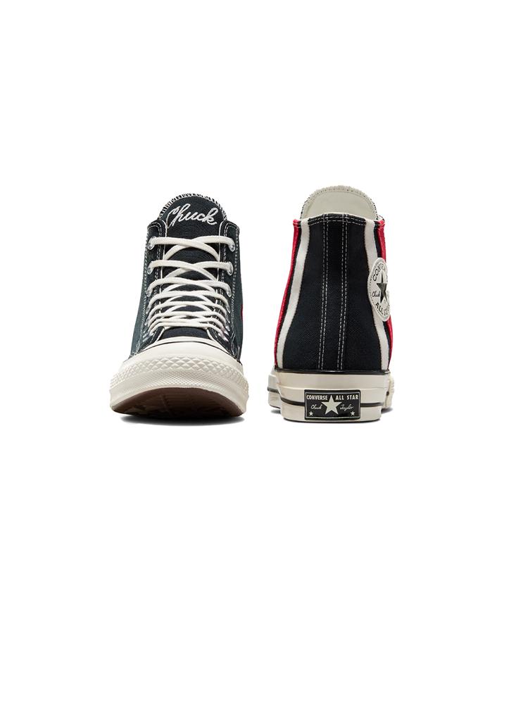 Tenis Converse Botas Chuck 70 Hombre Negro/Rojo img #5