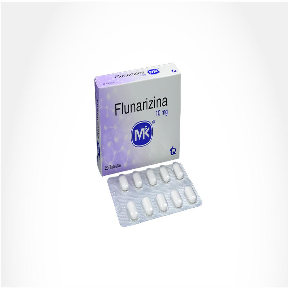 Flunarizina Mk Flunarizina Clorhidrato 10Mg Tab Oral Caj 20 Tab 1 U img #1