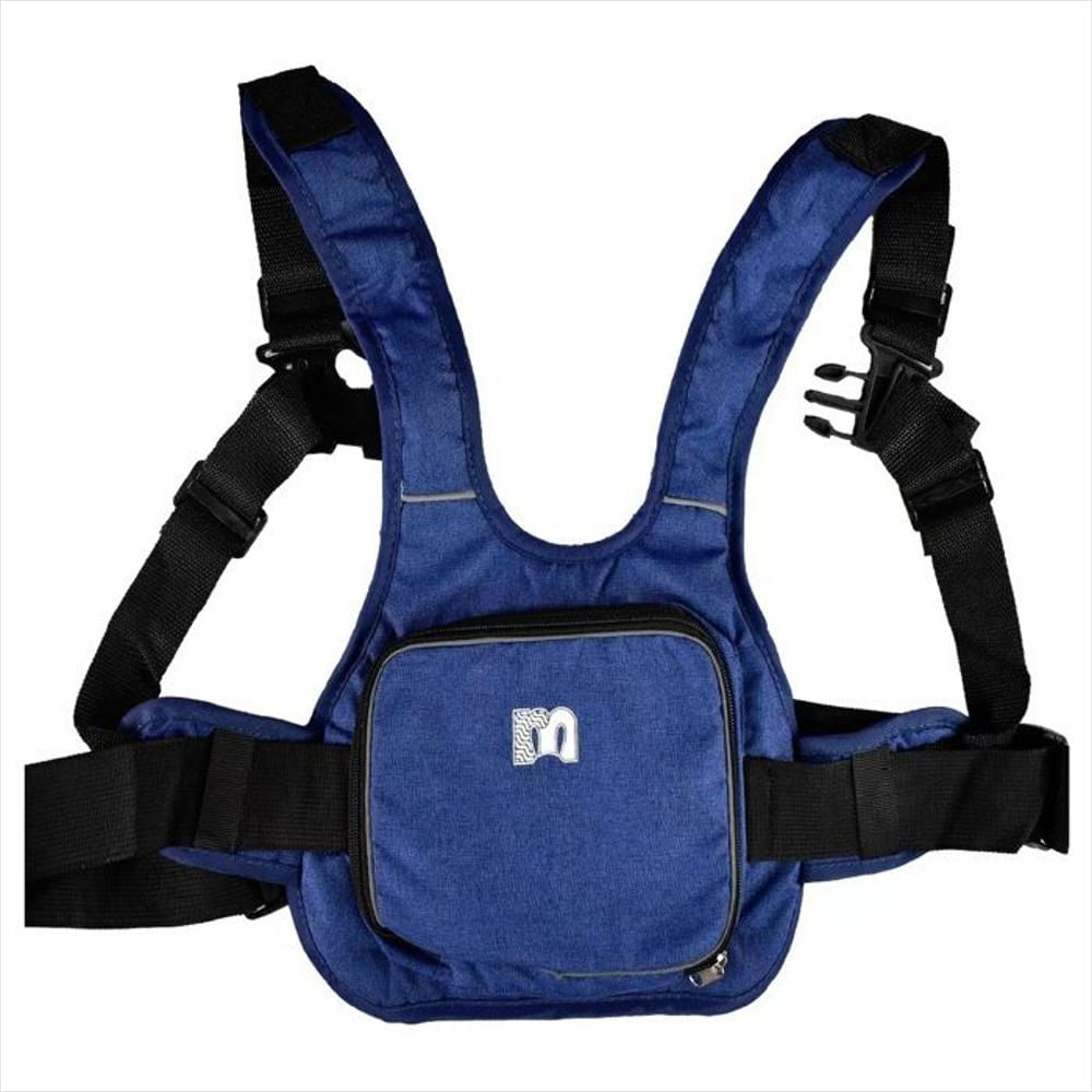 Chaleco Arnes Moto Seguridad Para Niño Azul img #1