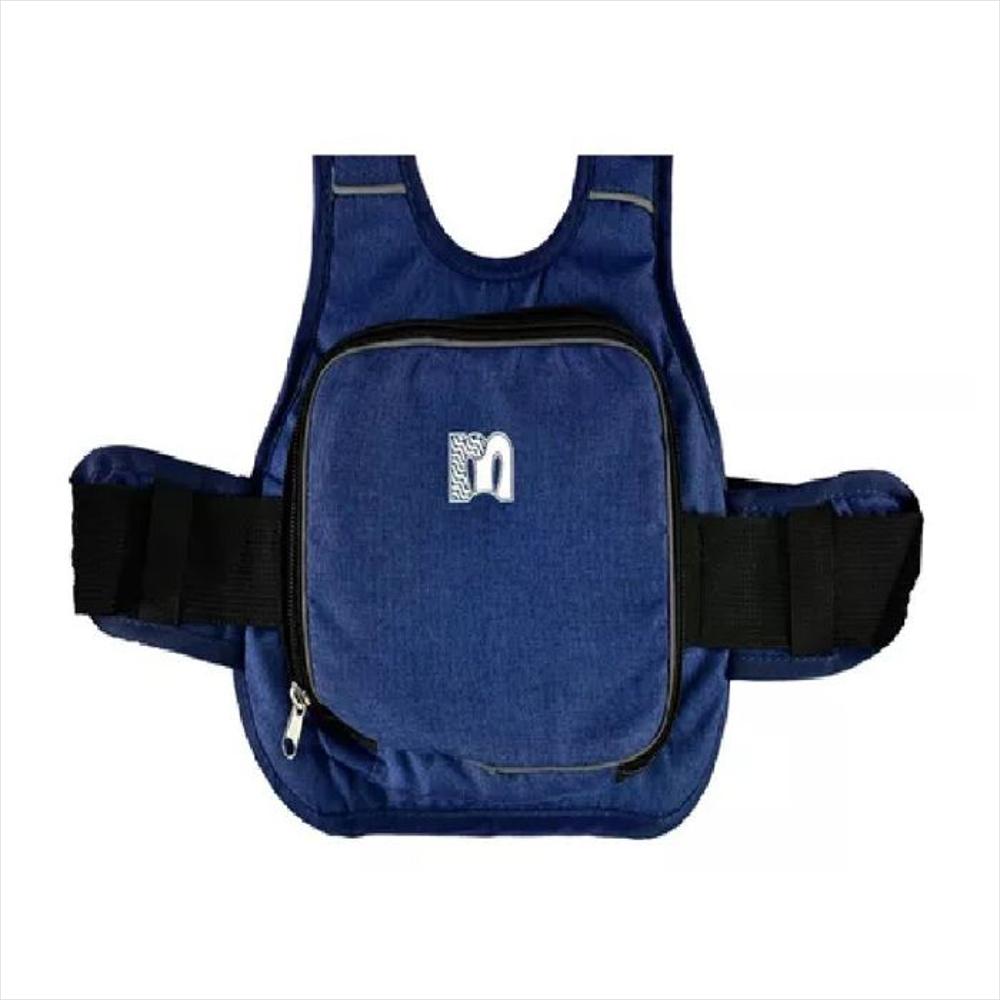 Chaleco Arnes Moto Seguridad Para Niño Azul img #2