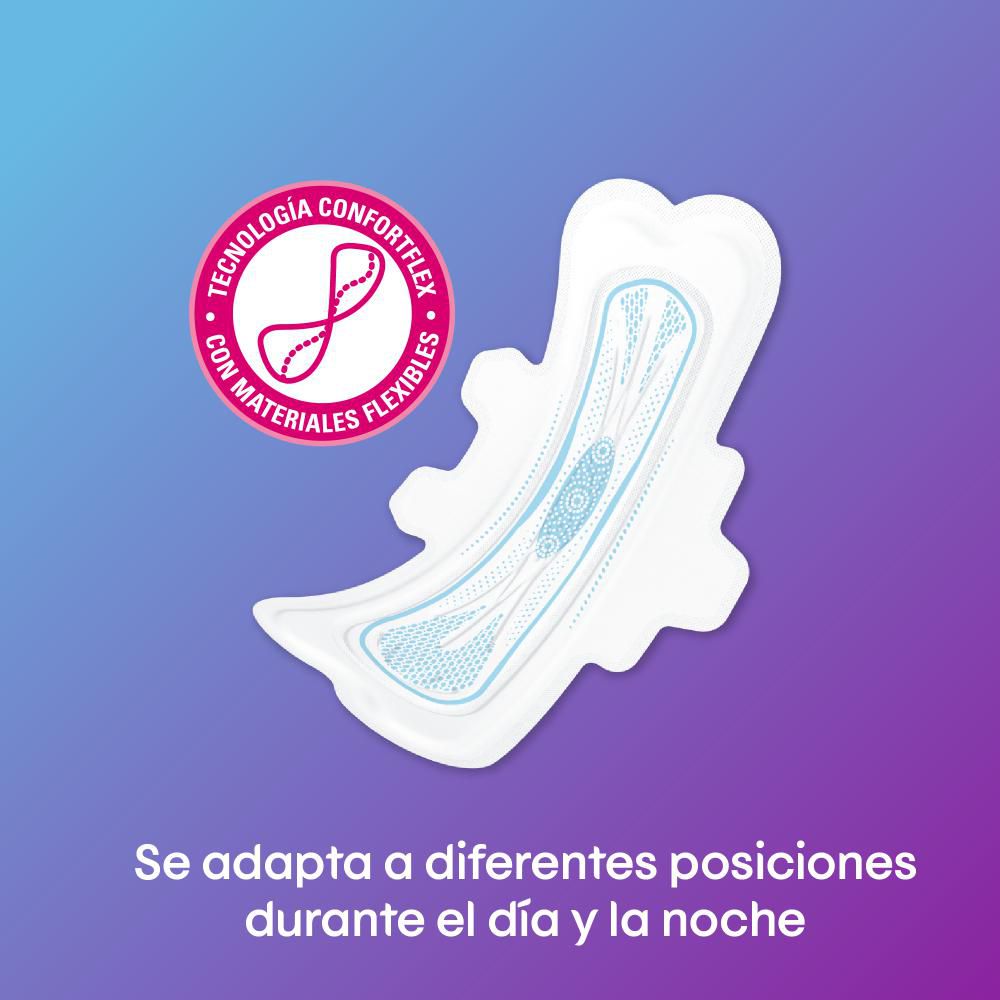 Toallas higiénicas KOTEX nocturna discreta x8und (1  und) img #3