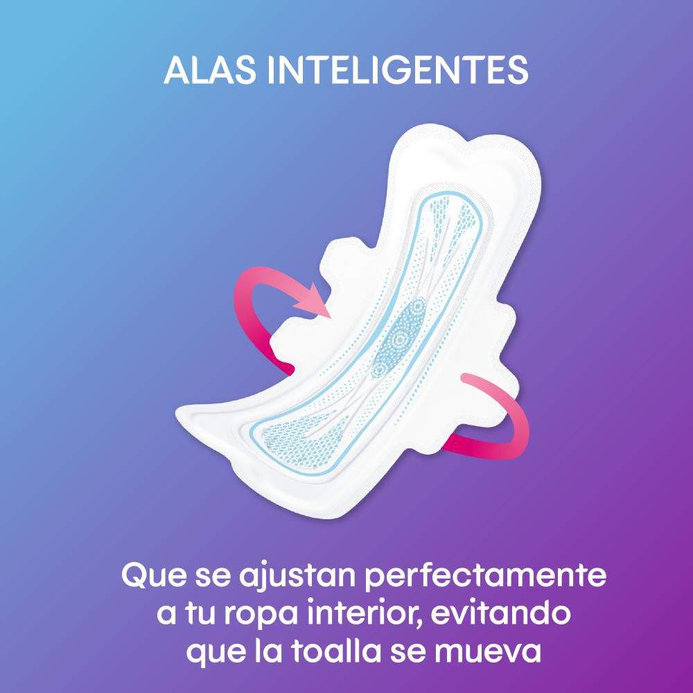 Toallas higiénicas KOTEX nocturna discreta x8und (1  und) img #4
