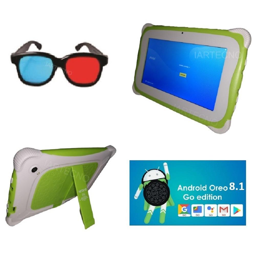 Tablet Niños 7 Pulgadas 1GB RAM 16GB Android 8.1 Verde img #2