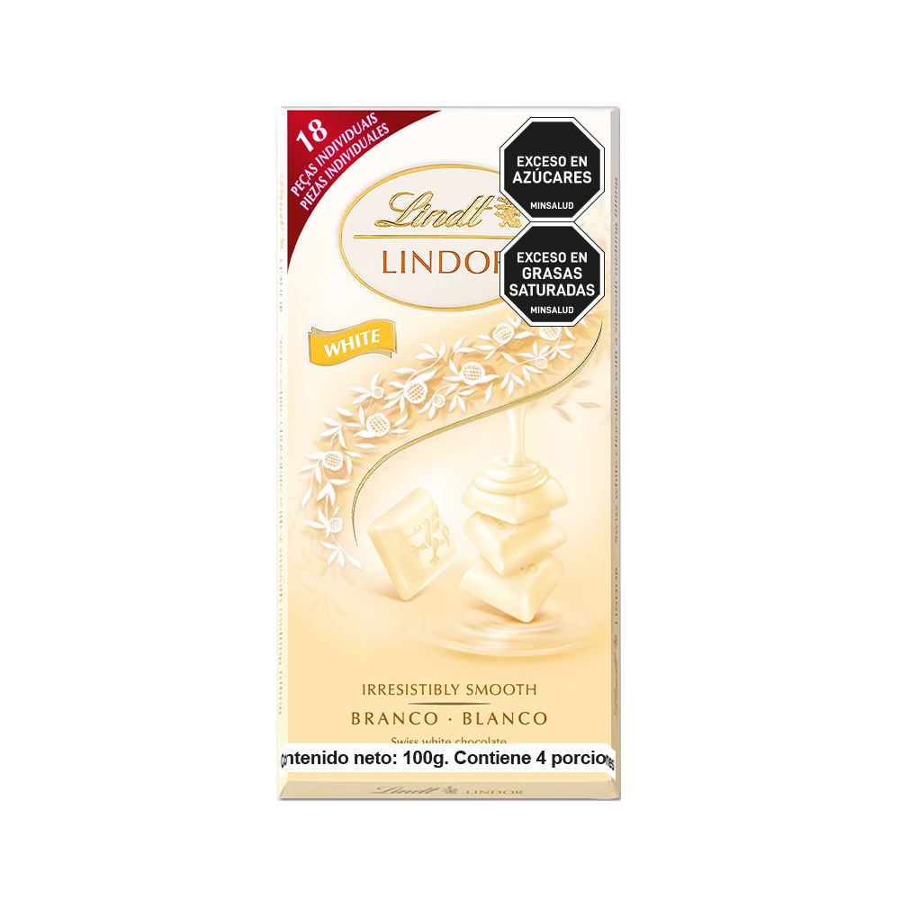 Chocolates LINDT blanco piezas individuales (100  gr) img #1