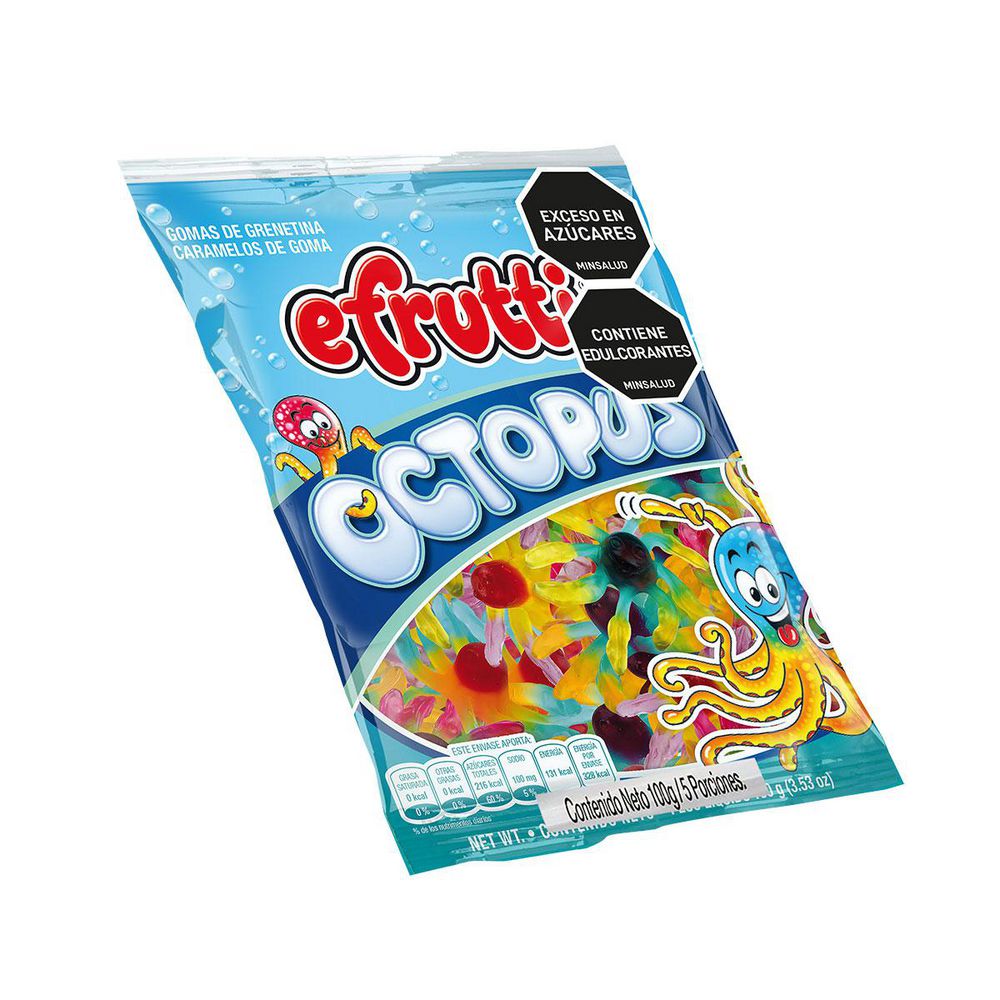 Gomitas  EFRUTTI pulpo (100  gr) img #2