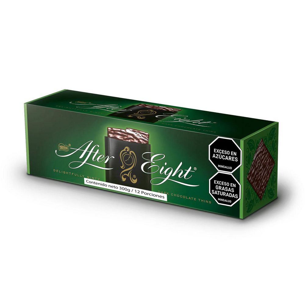 Chocolates AFTER EIGHT oscuro relleno de menta (300  gr) img #2