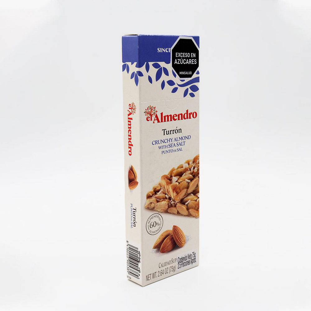 Turrones EL ALMENDRO duro con sal (75  gr) img #2