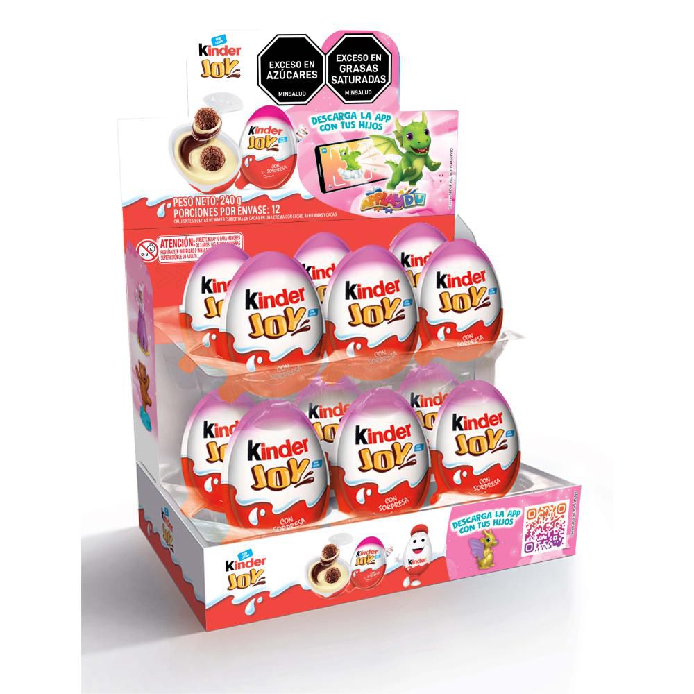 Huevos de chocolate KINDER joy chocolate (240  gr) img #1
