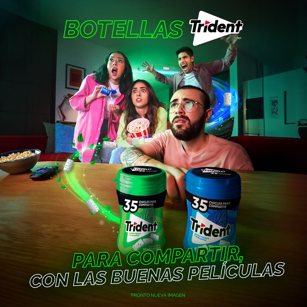 Chicles TRIDENT botella sabor a maracuyá (37.8  gr) img #3