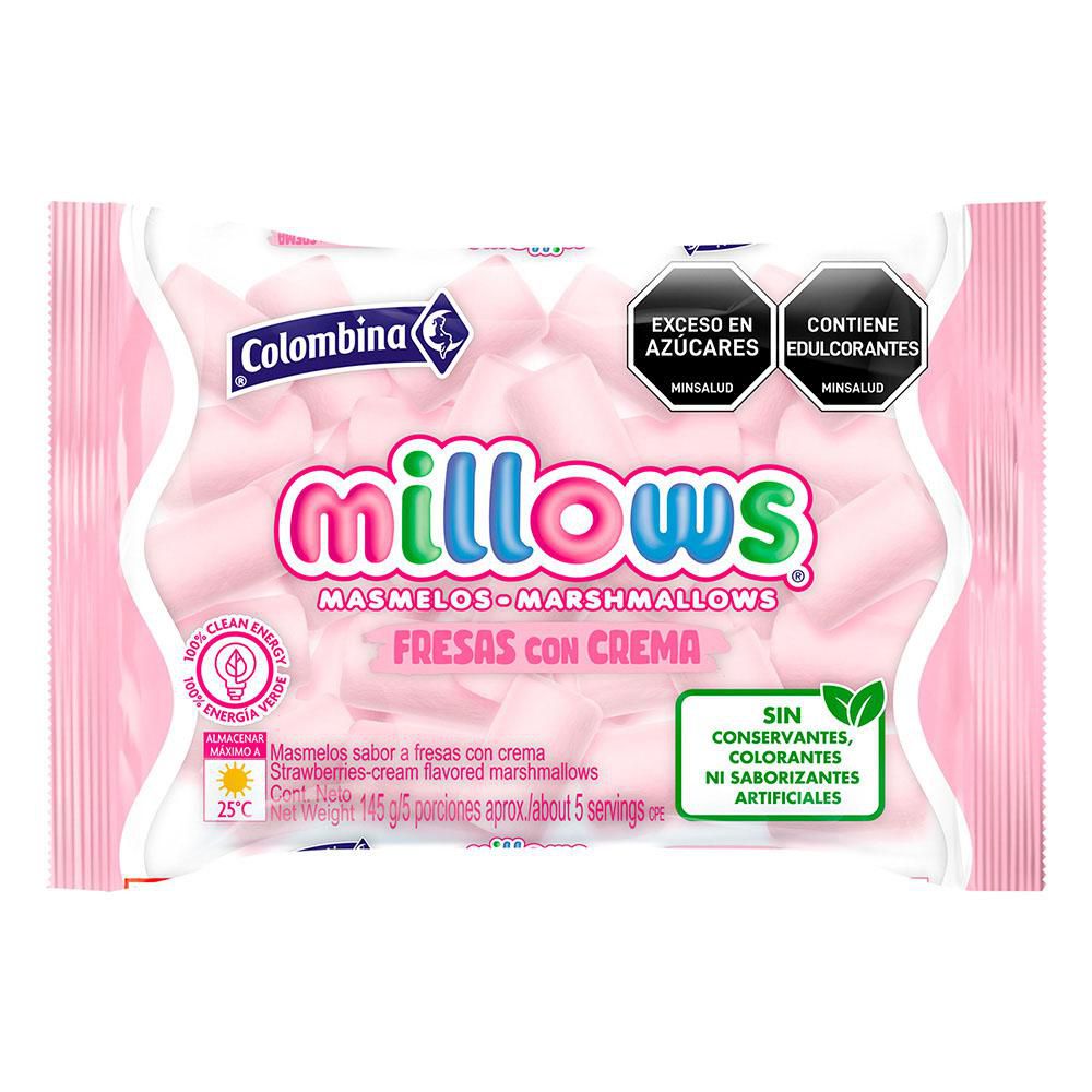 Masmelos Fresas Con Crema MILLOWS 145  gr img #1