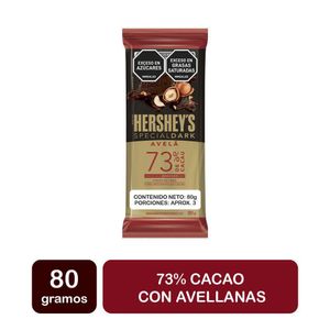 Barra de chocolate HERSHEYS cacao con avellana (80 gr)