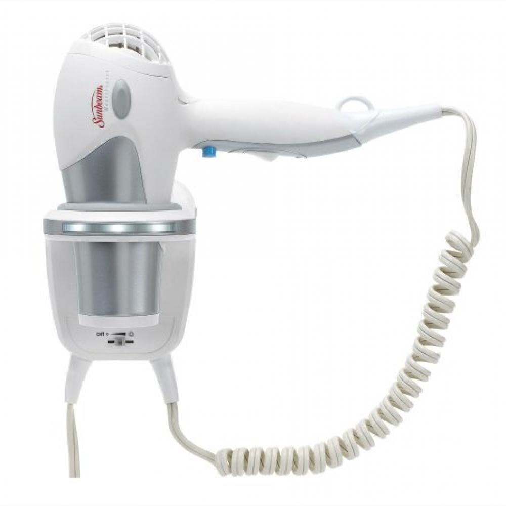 Secador De Pelo Sunbeam Hd3001 001 De 1875 Vatios Con Montaje En La Pared Y Luz Led De img #1
