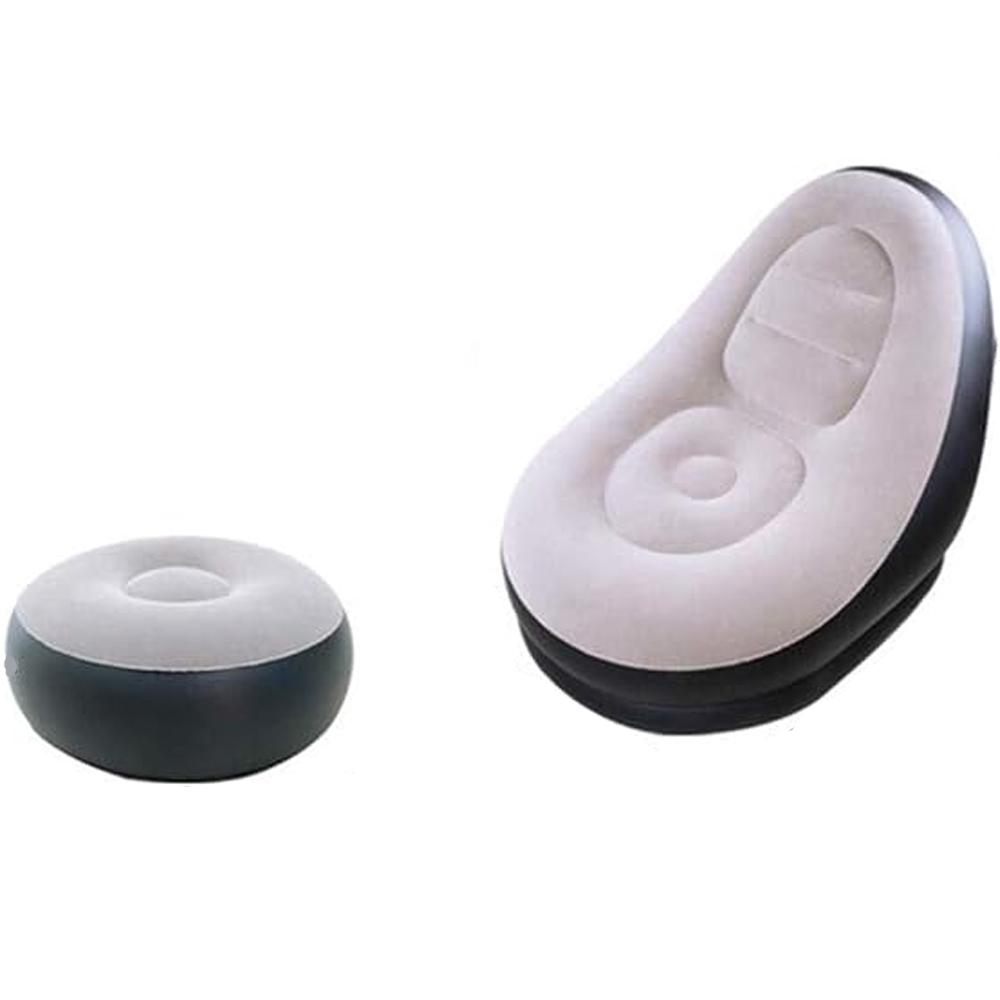 Sillon Sofa Puff Inflable Reclinable Sala Estar Portatil Gr img #1