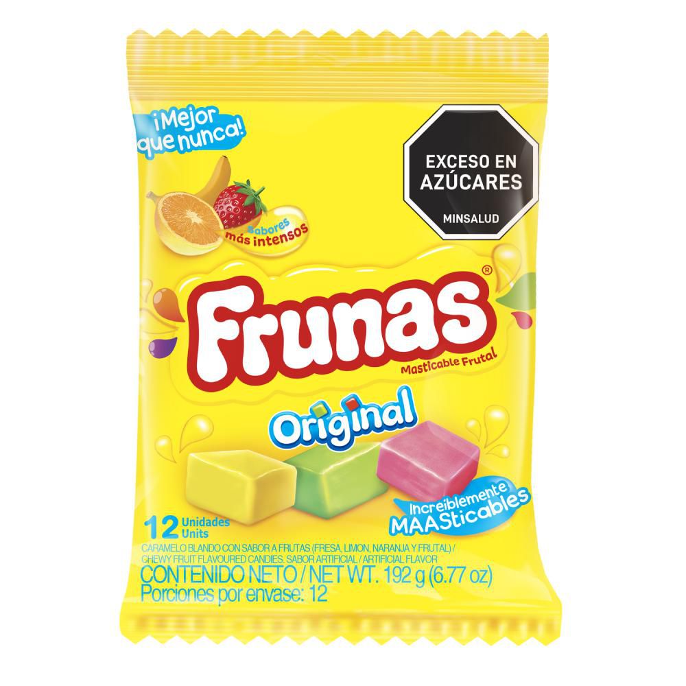 Caramelos FRUNAS blandos original (132  gr) img #1
