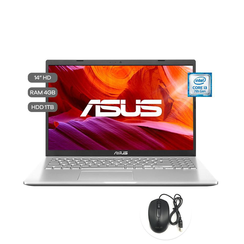 Computador ASUS  Intel Core i3  RAM 4 GB 1 TB HDD X409UABV0 img #1