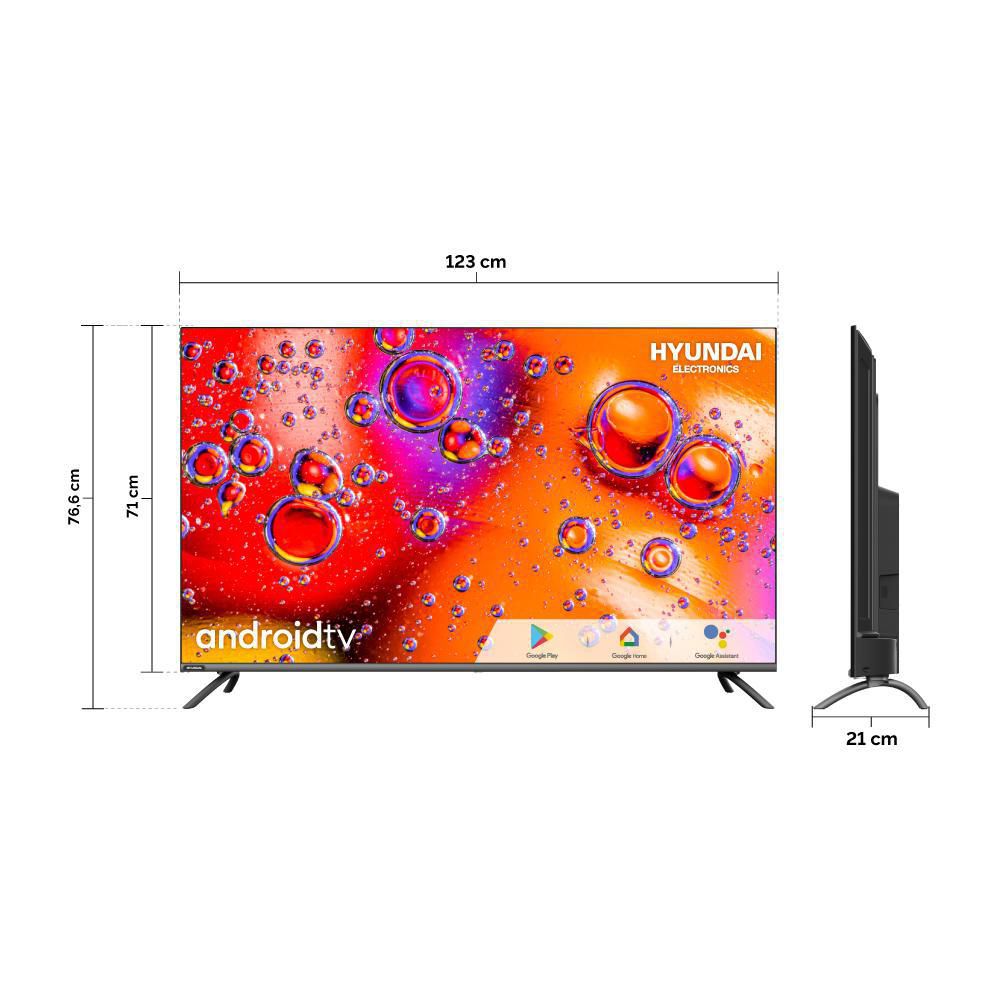 Televisor HYUNDAI 55 pulgadas LED Uhd4K Smart TV HYLED5520A4KM img #4