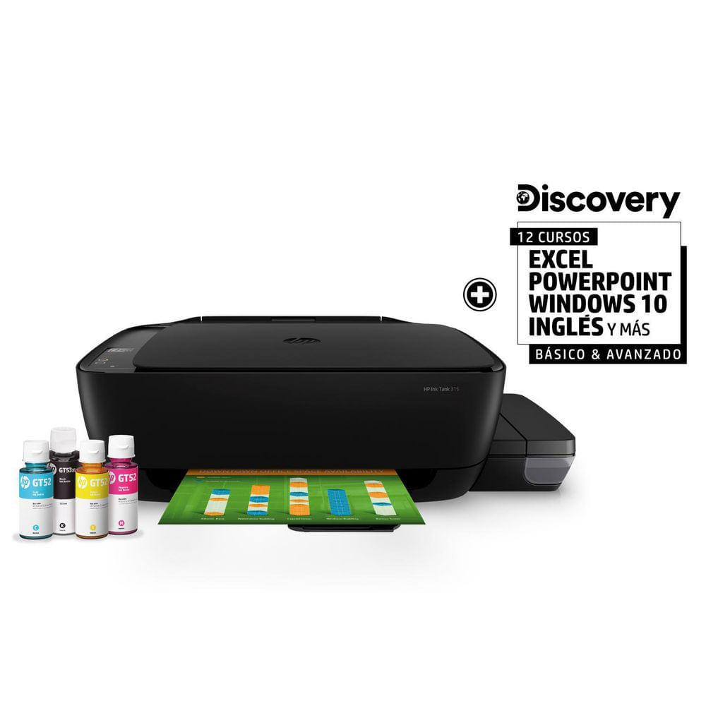 Multifuncional HP Ink Tank 315 + Curso 315 img #2