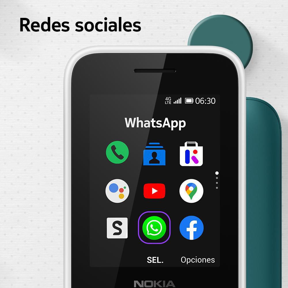 Celular NOKIA 6300 4 GB No aplica RAM Negro img #4