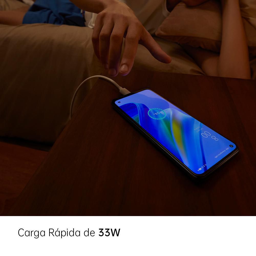 Celular OPPO Reno 6 Lite 128 GB 6 GB RAM Plateado img #3