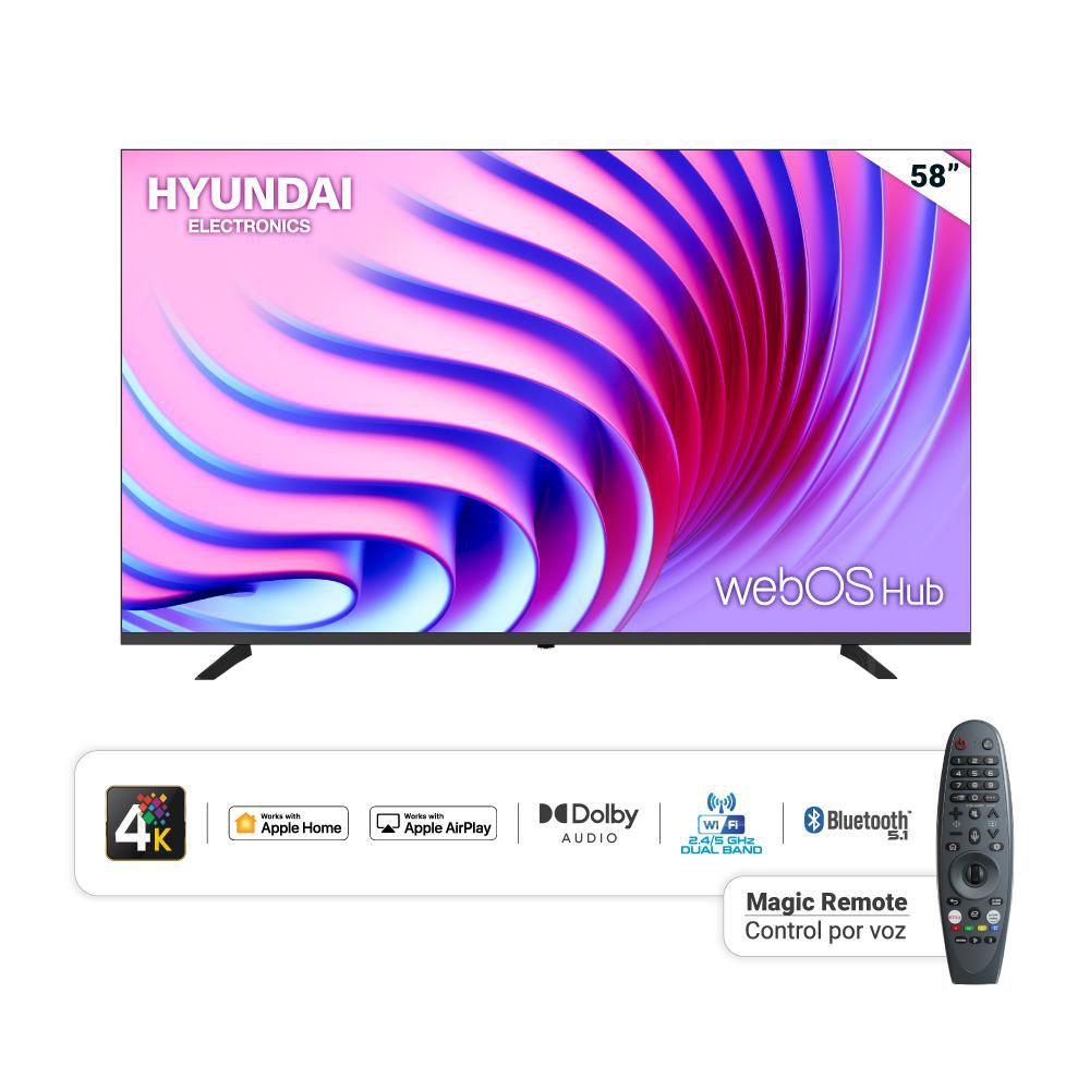 Televisor HYUNDAI 58 pulgadas LED Uhd4K Smart TV HYLED5808W4KM img #2