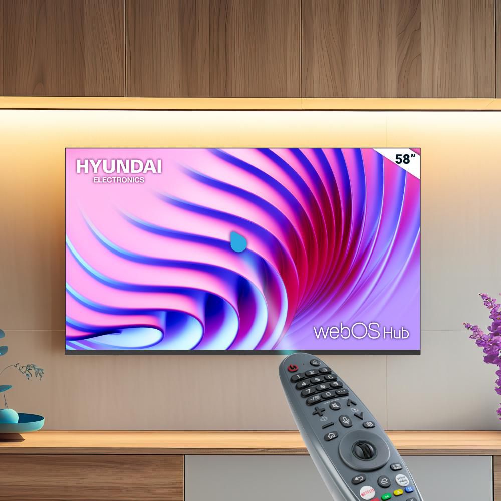 Televisor HYUNDAI 58 pulgadas LED Uhd4K Smart TV HYLED5808W4KM img #3