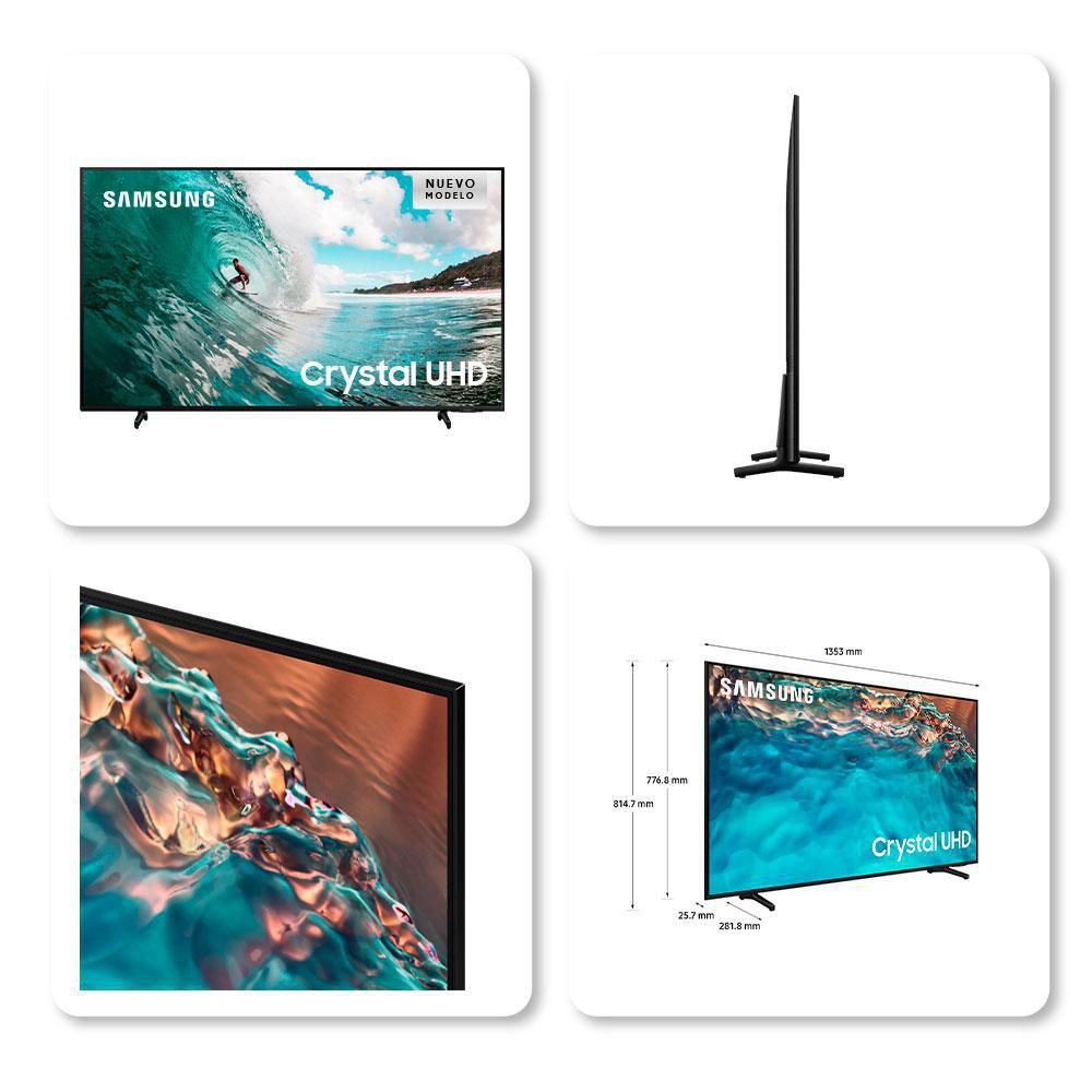 Televisor SAMSUNG 60 pulgadas LED Uhd4K Smart TV 60BU8000 img #3