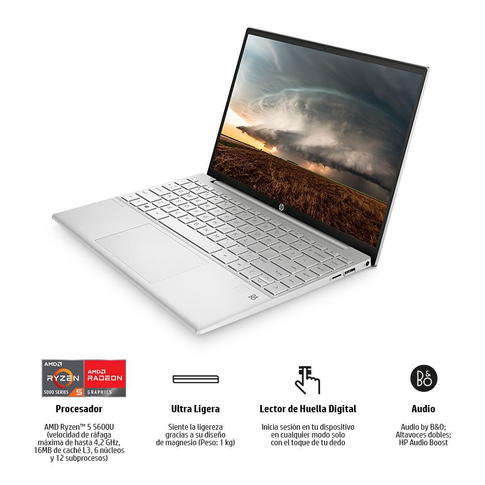 Portatil HP Pavilion AMD Ryzen 5 5600U RAM 8 GB 512 GB SSD 13be0500la img #2